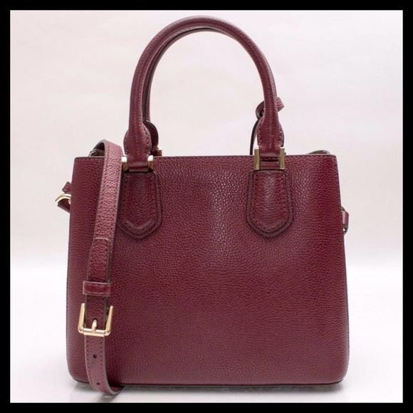 MICHAEL KORS Adele Medium Leather Messenger / Crossbody Bag
Color: Merlot Love - Picture 5 of 10